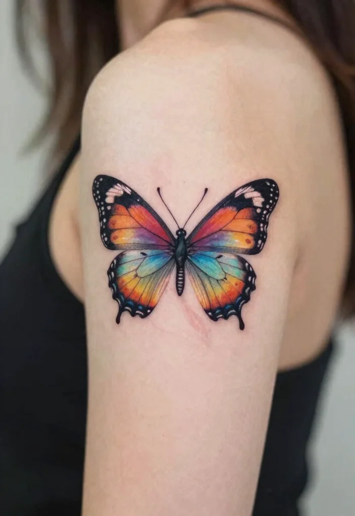 12 Butterfly Tattoo Ideas for Lost Loved Ones With Meaning 34 12 Butterfly Tattoo Ideas for Lost Loved Ones With Meaning 4. Butterfly with an Infinity Symbol 0