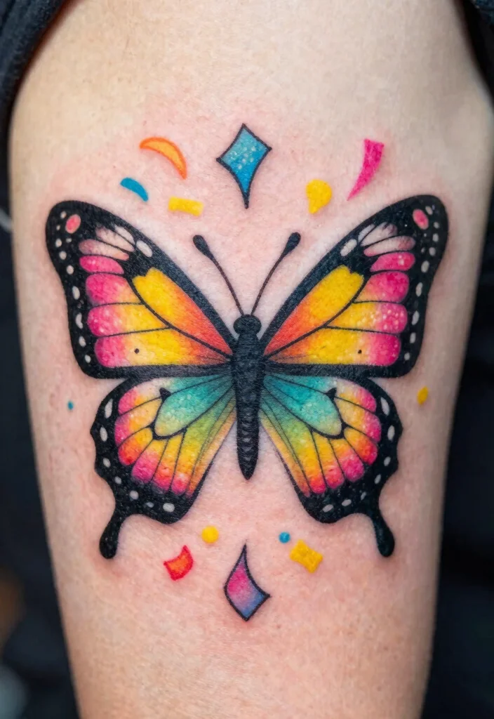 12 Butterfly Tattoo Meaning Ideas for Women: Symbolic and Deep 80 12 Butterfly Tattoo Meaning Ideas for Women Symbolic and Deep 8. Celebration of Life 0