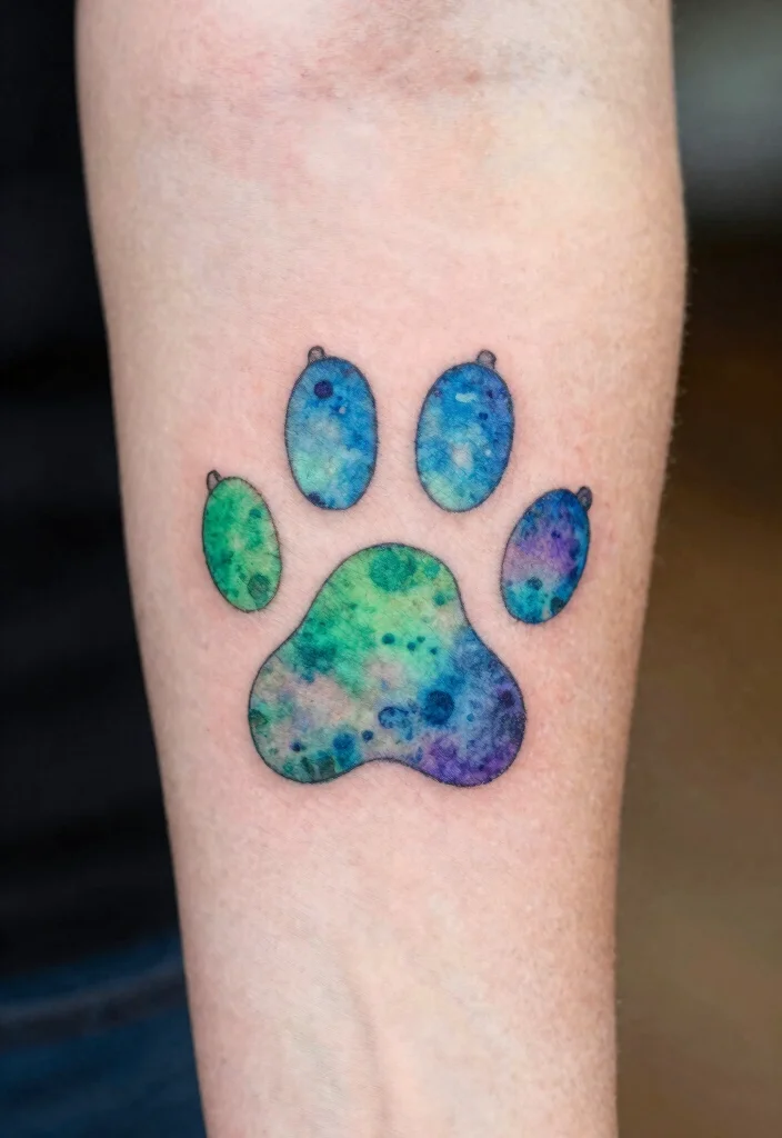 12 Dog and Cat Tattoo Ideas Together: Cute and Meaningful 1 12 Dog and Cat Tattoo Ideas Together Cute and Meaningful 1. The Paw Print Connection 0