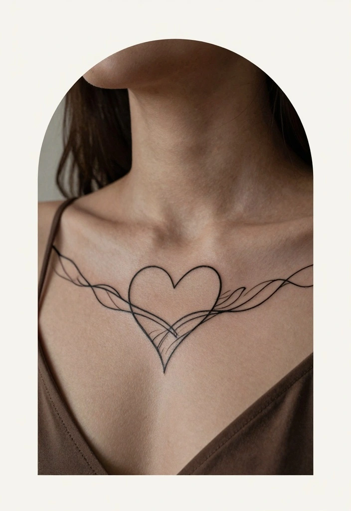 12 Female Baddie Chest Tattoo Ideas Bold And Confident 5. Minimalist Designs for Subtle Statements 0