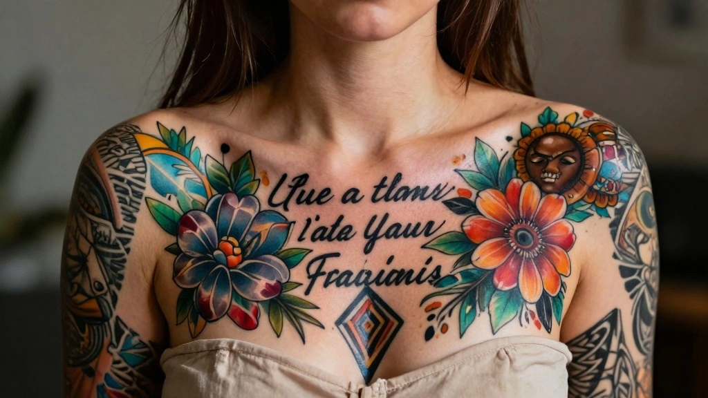 12 Female Baddie Chest Tattoo Ideas Bold And Confident