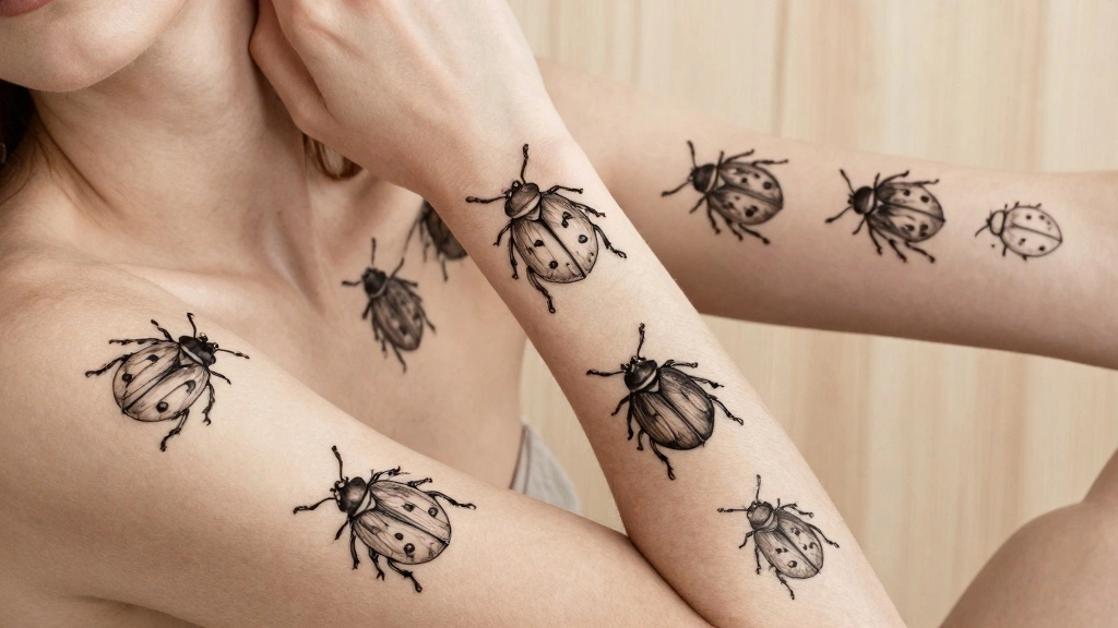 12 Fine Line Ladybug Tattoo Ideas: Soft And Delicate