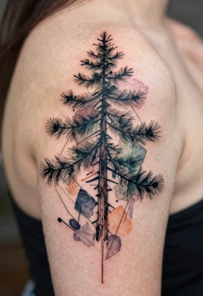 12 Fine Line Pine Tree Tattoo Ideas Minimal And Nature Inspired 122 12 Fine Line Pine Tree Tattoo Ideas Minimal And Nature Inspired 12. Abstract Pine Tree Design 0