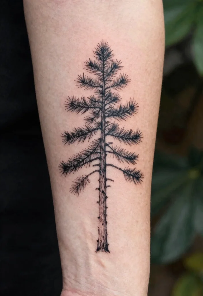 12 Fine Line Pine Tree Tattoo Ideas Minimal And Nature Inspired 67 12 Fine Line Pine Tree Tattoo Ideas Minimal And Nature Inspired 7. Vertical Pine Tree Design 0
