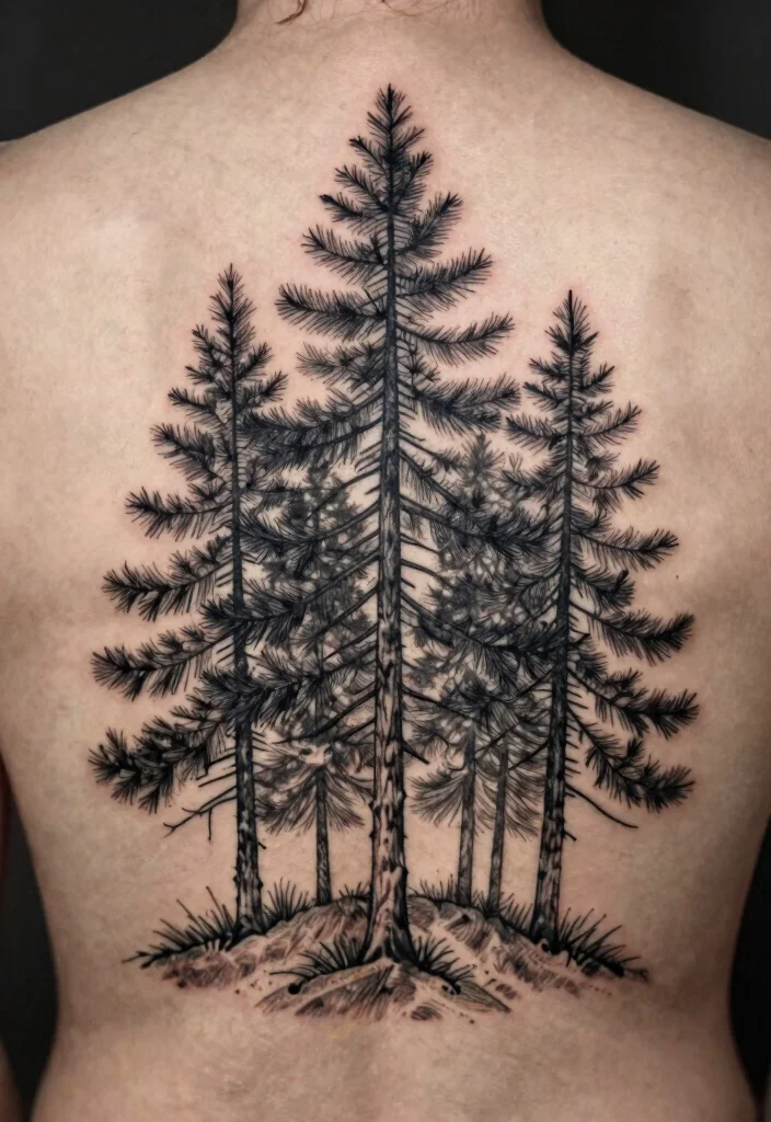 12 Fine Line Pine Tree Tattoo Ideas Minimal And Nature Inspired 89 12 Fine Line Pine Tree Tattoo Ideas Minimal And Nature Inspired 9. Layered Pine Trees with Fine Lines 0
