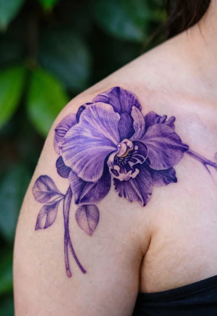 12 January and February Birth Flower Tattoo Ideas Symbolic 12 12 January and February Birth Flower Tattoo Ideas Symbolic 2. Vibrant Violet Inspiration 0