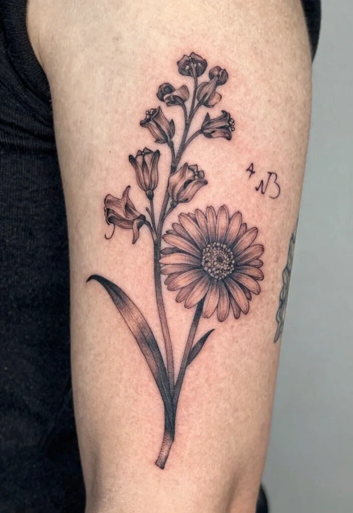 12 July and September Birth Flower Tattoo Ideas: Elegant Symbols 69 12 July and September Birth Flower Tattoo Ideas Elegant Symbols 7. The Meaning Behind Your Ink 0