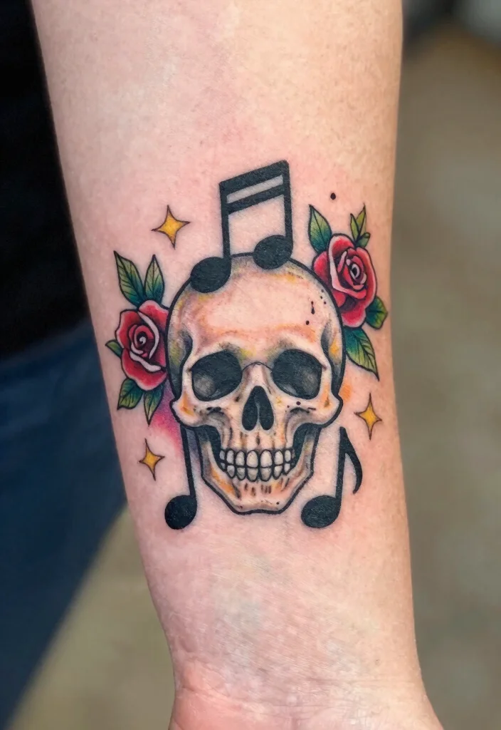 12 One Piece Flash Tattoo Ideas for Anime Fans 102 12 One Piece Flash Tattoo Ideas for Anime Fans 10. Brooks Music Notes 0