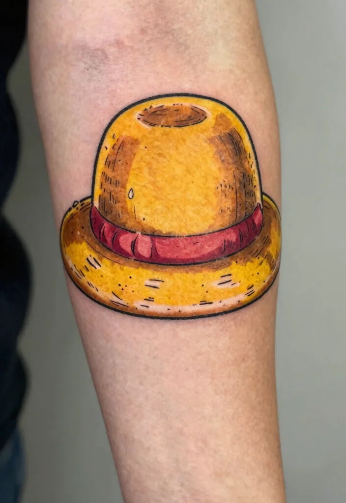 12 One Piece Flash Tattoo Ideas for Anime Fans 12 12 One Piece Flash Tattoo Ideas for Anime Fans 2. Luffys Straw Hat 0