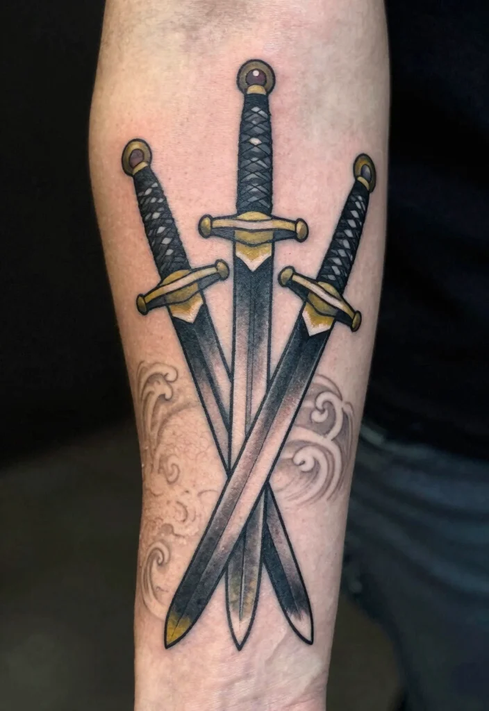 12 One Piece Flash Tattoo Ideas for Anime Fans 45 12 One Piece Flash Tattoo Ideas for Anime Fans 5. Zoros Three Sword Style 0