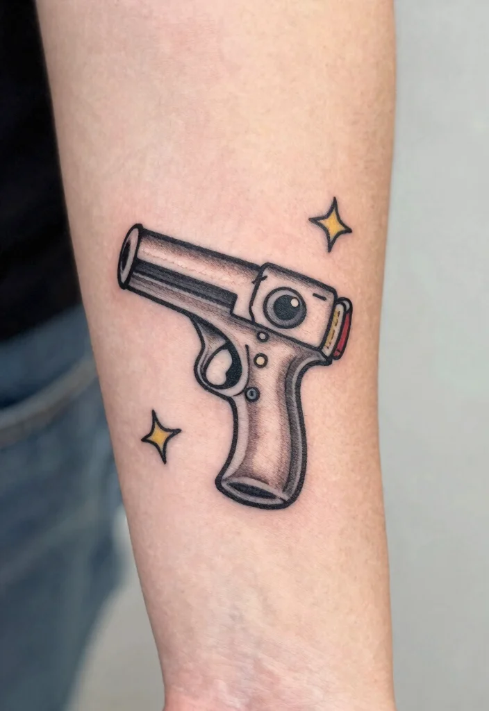 12 One Piece Flash Tattoo Ideas for Anime Fans 80 12 One Piece Flash Tattoo Ideas for Anime Fans 8. Usopps Slingshot 0