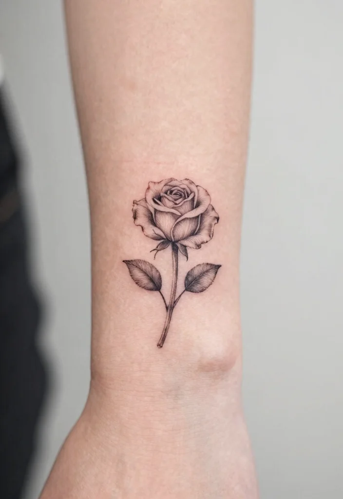 12 Rose Wrist Tattoo Ideas for Women: Elegant and Timeless 23 12 Rose Wrist Tattoo Ideas for Women Elegant and Timeless 3. Tiny Delicate Roses 0