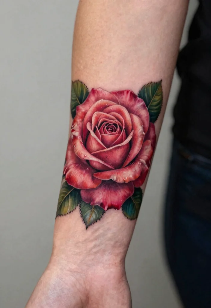12 Rose Wrist Tattoo Ideas for Women: Elegant and Timeless 56 12 Rose Wrist Tattoo Ideas for Women Elegant and Timeless 6. Realistic Roses 0