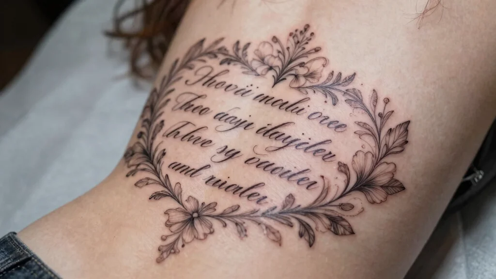 12 Spine Tattoo Quote Ideas for Women: Elegant and Personal
