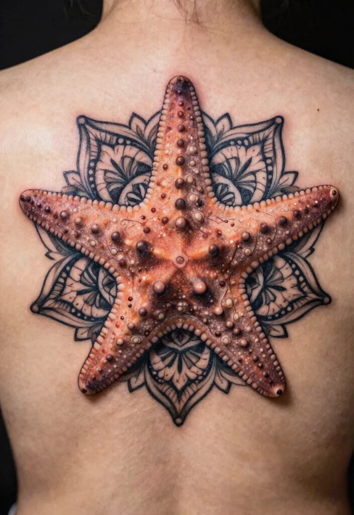 12 Starfish Tattoo Ideas With Coastal And Minimal Vibes 111 12 Starfish Tattoo Ideas With Coastal And Minimal Vibes 11. Mandala Starfish 0
