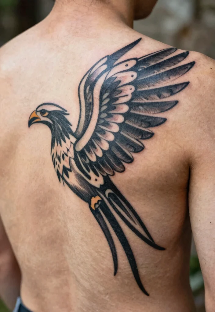 14 Angel Wings Tattoo Ideas on the Back Powerful and Symbolic 11. Tribal Angel Wings 0