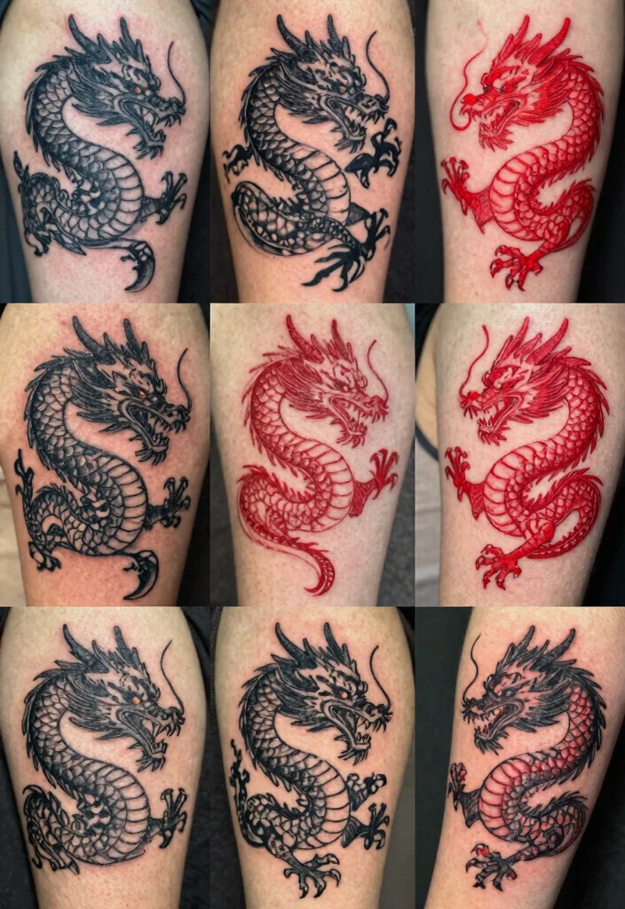 14 Black and Red Dragon Tattoo Ideas Bold and Striking 159 14 Black and Red Dragon Tattoo Ideas Bold and Striking Conclusion 0