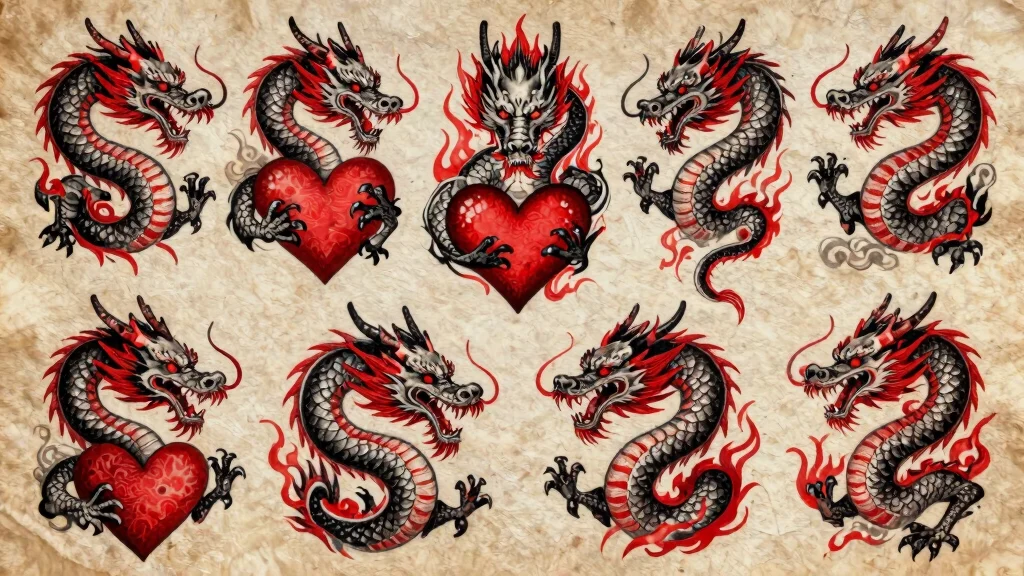 14 Black and Red Dragon Tattoo Ideas Bold and Striking
