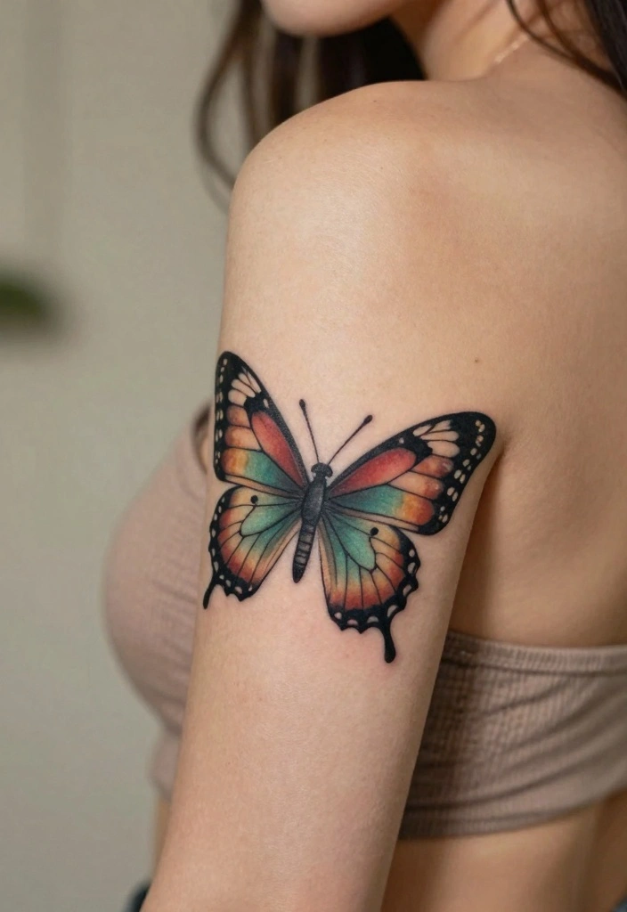 14 Butterfly Forearm Tattoo Ideas for Women: Elegant and Flowing 137 14 Butterfly Forearm Tattoo Ideas for Women Elegant and Flowing 13. Vintage Butterfly Tattoo 0