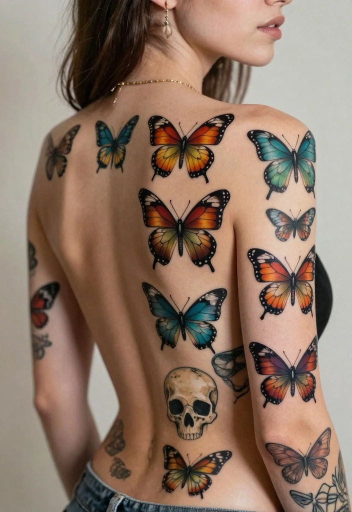 14 Butterfly Skull Tattoo Ideas for Women: Dark and Feminine 159 14 Butterfly Skull Tattoo Ideas for Women Dark and Feminine Conclusion 0