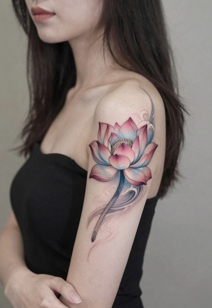 14 Creative Wrist Tattoo Cover Up Ideas for Women 34 14 Creative Wrist Tattoo Cover Up Ideas for Women 4. Serene Lotus Flower 0