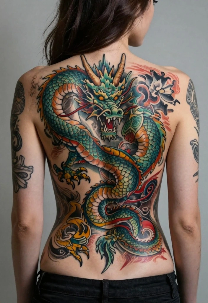 14 Dragon Back Tattoo Ideas for Women Powerful and Elegant Conclusion 0