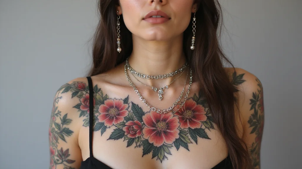 14 Female Chest Tattoo Ideas: Elegant, Bold, and Trendy