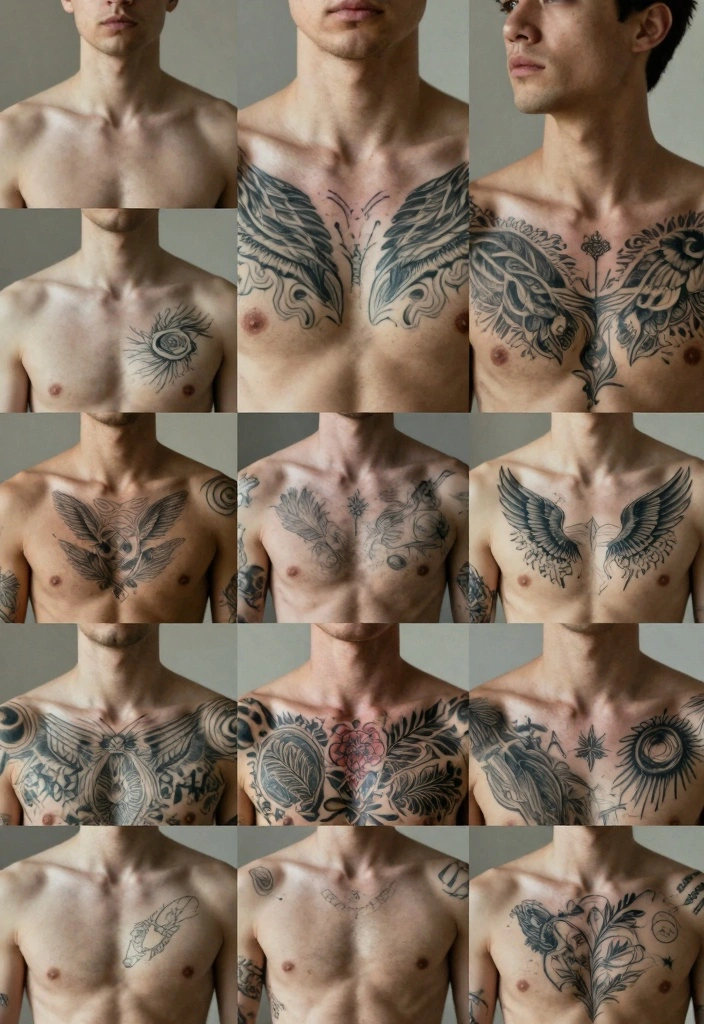 14 Half Chest Tattoo Ideas for Men: Bold And Masculine 155 14 Half Chest Tattoo Ideas for Men Bold And Masculine Conclusion 0