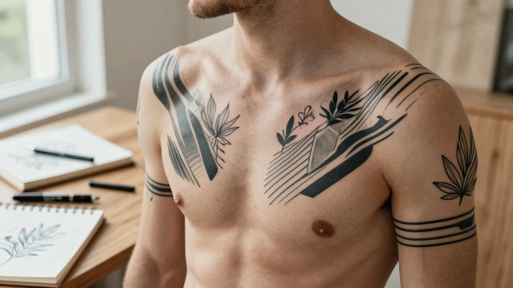 14 Half Chest Tattoo Ideas for Men: Bold And Masculine