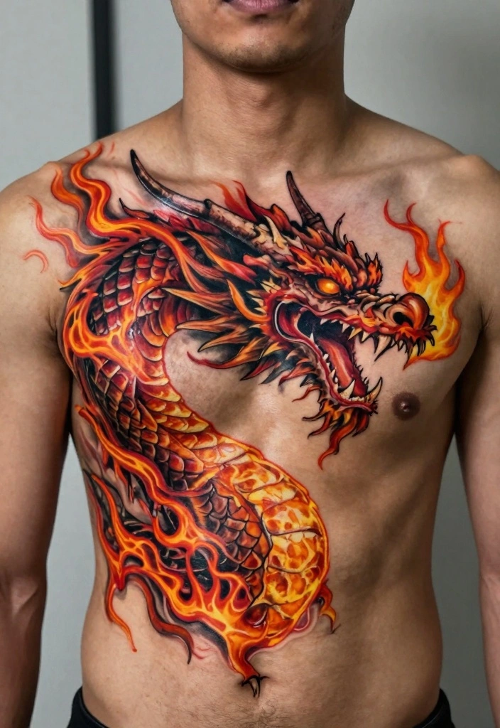 14 Irezumi Dragon Tattoo Ideas: Power, Strength, and Myth 67 14 Irezumi Dragon Tattoo Ideas Power Strength and Myth 7. Fire Breathing Dragon 0