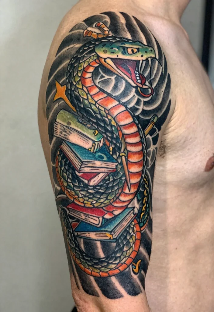 14 Irezumi Snake Tattoo Ideas With Deep Symbolic Meaning 144 14 Irezumi Snake Tattoo Ideas With Deep Symbolic Meaning 14. The Path of Mastery 0