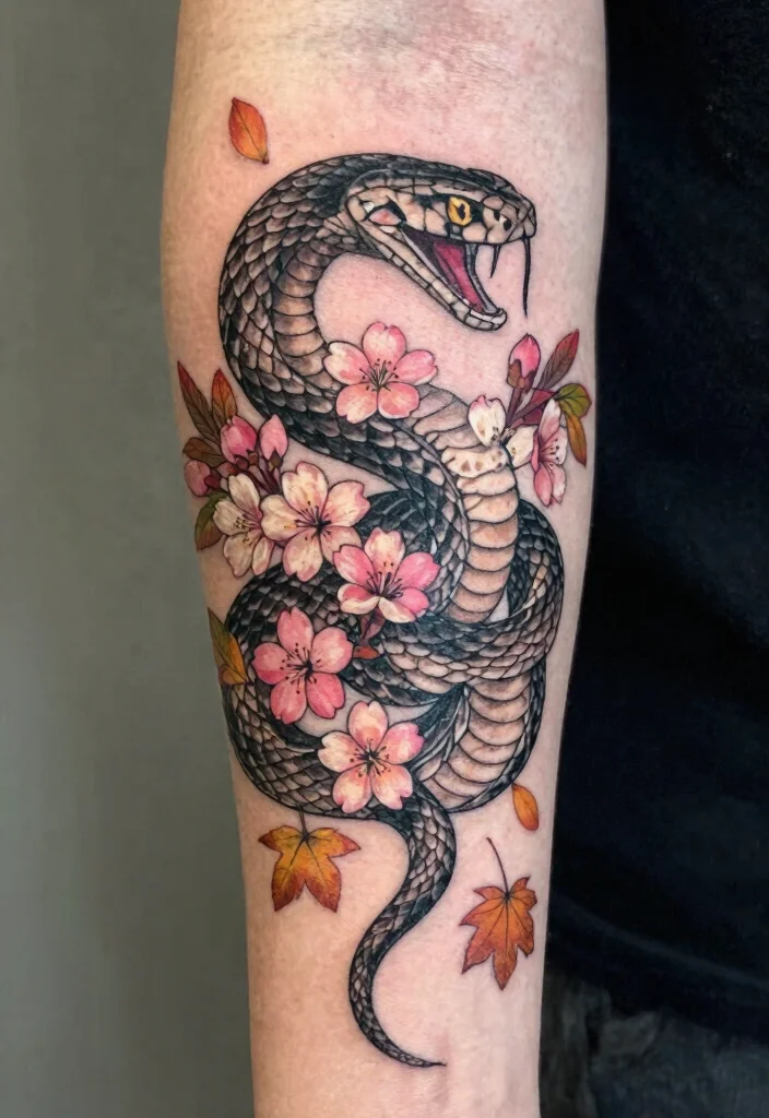 14 Irezumi Snake Tattoo Ideas With Deep Symbolic Meaning 23 14 Irezumi Snake Tattoo Ideas With Deep Symbolic Meaning 3. The Cycle of Life 0
