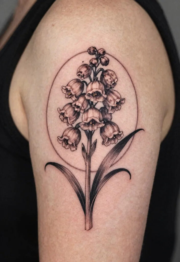 14 July Birth Flower Tattoo Ideas: Larkspur and Water Lilies 126 14 July Birth Flower Tattoo Ideas Larkspur and Water Lilies 12. Larkspur in a Circle 0