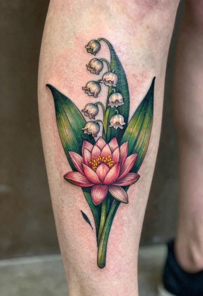 14 July Birth Flower Tattoo Ideas: Larkspur and Water Lilies 69 14 July Birth Flower Tattoo Ideas Larkspur and Water Lilies 7. Larkspur and Water Lily Blend 0