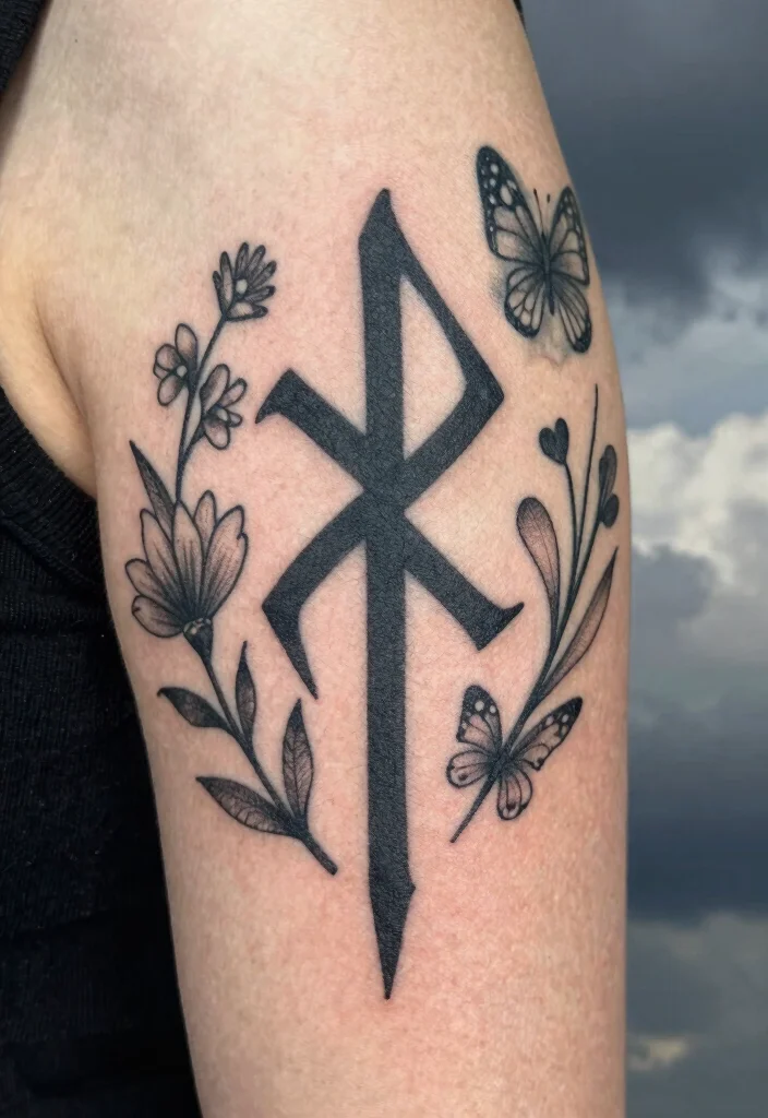 14 Viking Rune Tattoo Ideas With Powerful Meanings 89 14 Viking Rune Tattoo Ideas With Powerful Meanings 9. Hagalaz Change and Transformation 0