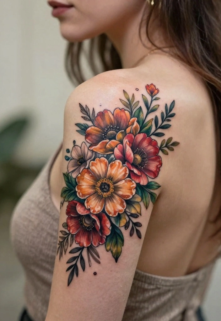 15 Female Hand Tattoo Ideas: Bold, Feminine, and Stylish 137 15 Female Hand Tattoo Ideas Bold Feminine and Stylish 13. Crown of Flowers 0