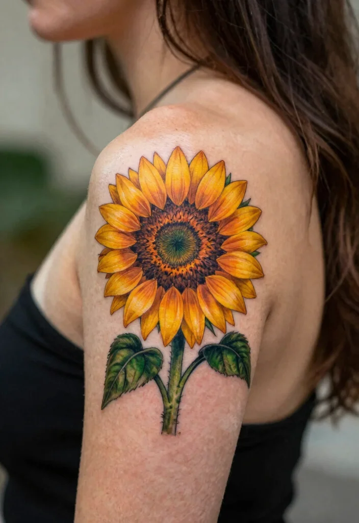 15 Female Hand Tattoo Ideas: Bold, Feminine, and Stylish 80 15 Female Hand Tattoo Ideas Bold Feminine and Stylish 8. Bold Sunflower 0