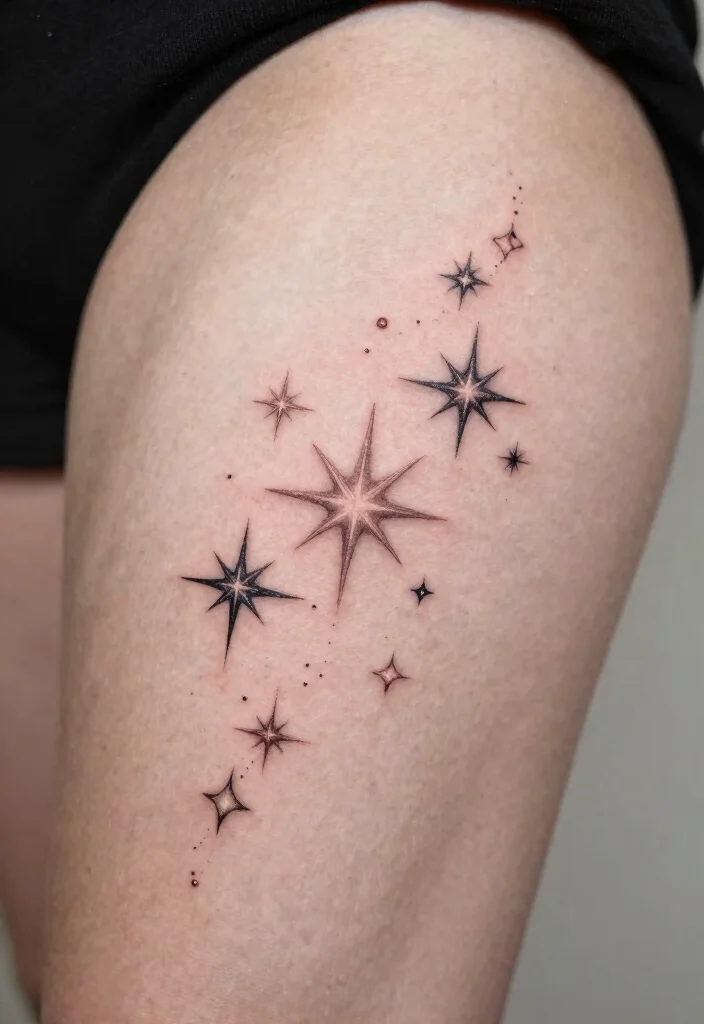 15 Small Star Tattoo Ideas Simple Cute And Timeless 133 15 Small Star Tattoo Ideas Simple Cute And Timeless 13. Star Clusters 0