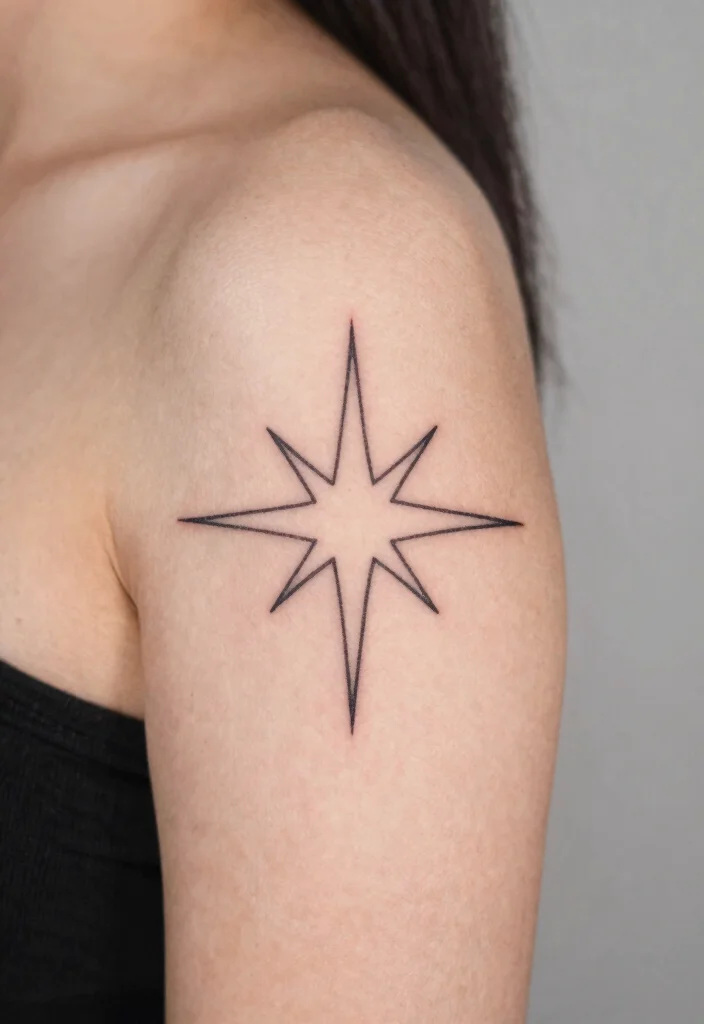 15 Small Star Tattoo Ideas Simple Cute And Timeless 45 15 Small Star Tattoo Ideas Simple Cute And Timeless 5. Star Outline Tattoo 0