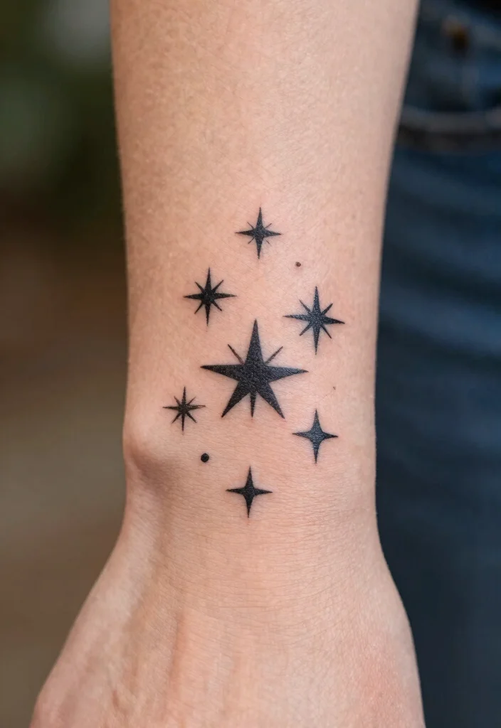 15 Small Star Tattoo Ideas Simple Cute And Timeless 56 15 Small Star Tattoo Ideas Simple Cute And Timeless 6. Stacked Star Tattoos 0