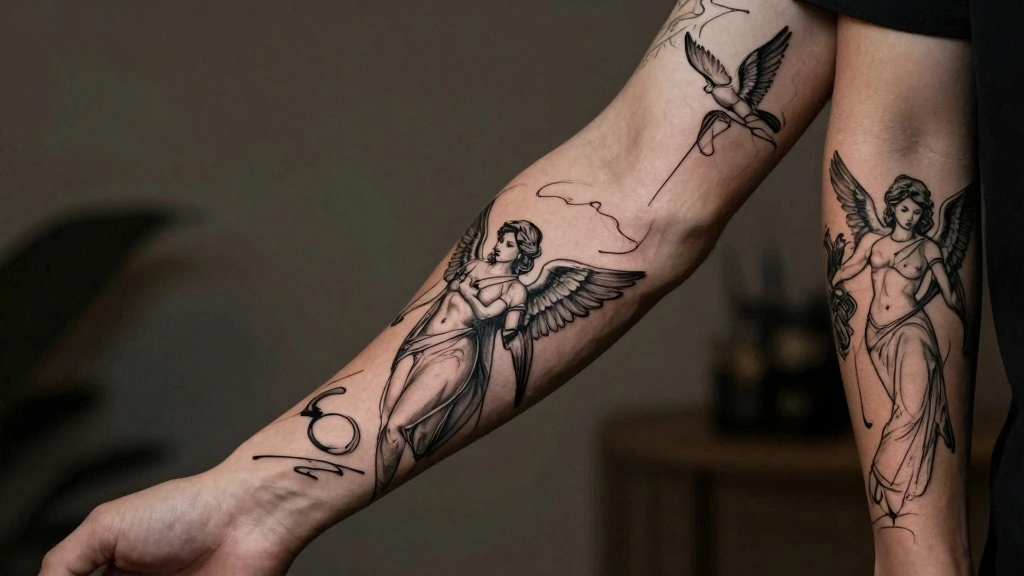 16 Angel Tattoo Design Ideas for Men: Strong and Meaningful