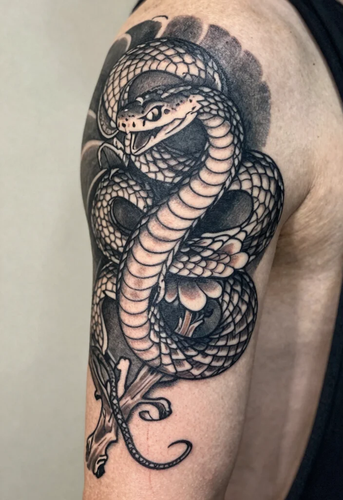16 Black and White Traditional Tattoo Flash Ideas Classic Style 124 16 Black and White Traditional Tattoo Flash Ideas Classic Style 12. Snake 0