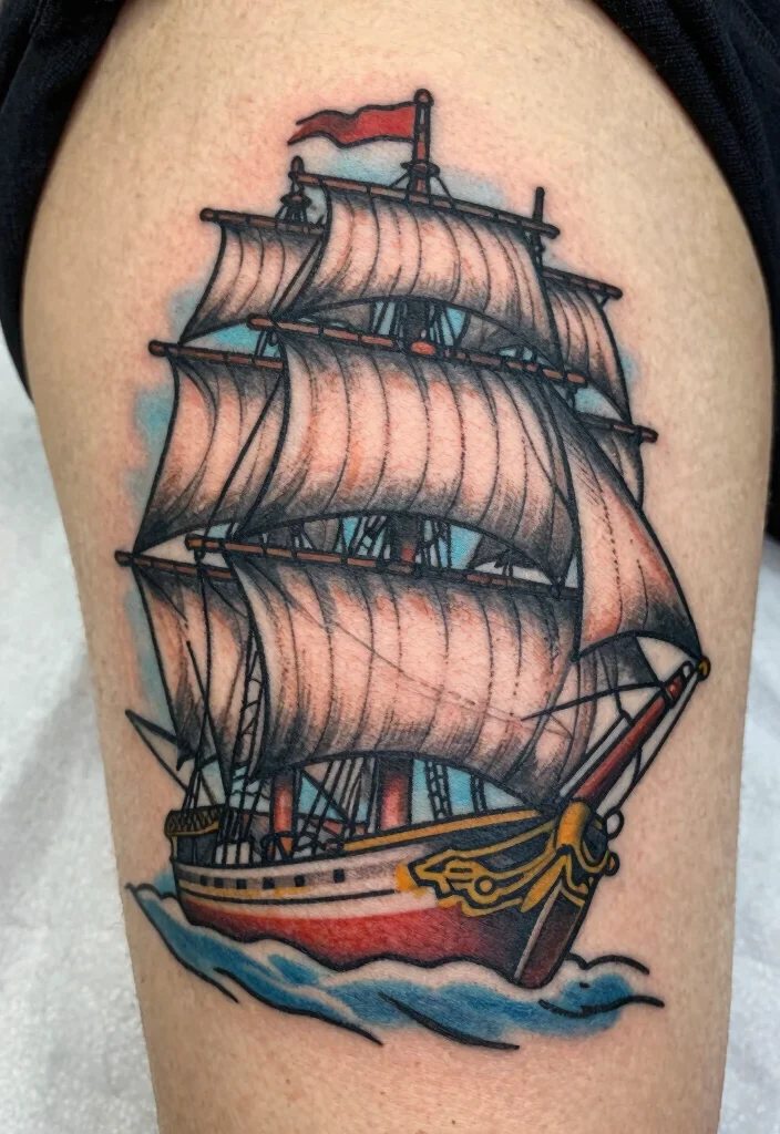 16 Black and White Traditional Tattoo Flash Ideas Classic Style 148 16 Black and White Traditional Tattoo Flash Ideas Classic Style 14. Sailboat 0