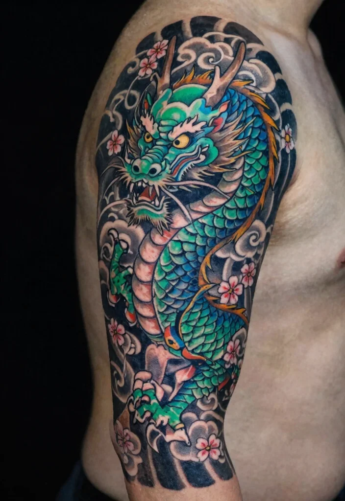 16 Irezumi Sleeve Tattoo Ideas Bold Traditional Japanese Art 12 16 Irezumi Sleeve Tattoo Ideas Bold Traditional Japanese Art 2. Powerful Dragons 0