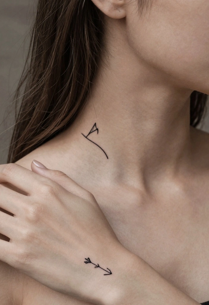 16 Small Wrist Tattoo Ideas for Women Minimal and Stylish 10. Simple Arrow 0