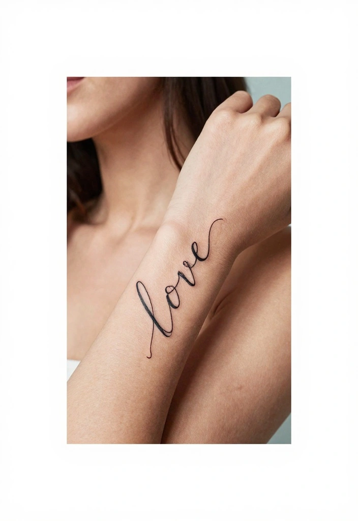 16 Small Wrist Tattoo Ideas for Women Minimal and Stylish 11. Dainty Script 0