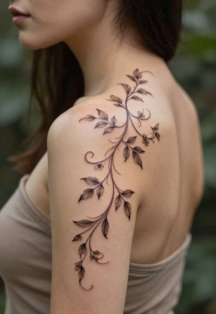 16 Unique Spine Tattoo Ideas for Women You Will Not See Everywhere 1 16 Unique Spine Tattoo Ideas for Women You Will Not See Everywhere 1. Elegant Vine Tattoo 0