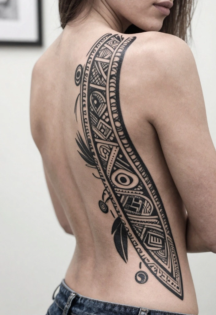 16 Unique Spine Tattoo Ideas for Women You Will Not See Everywhere 122 16 Unique Spine Tattoo Ideas for Women You Will Not See Everywhere 12. Cultural Symbols 0
