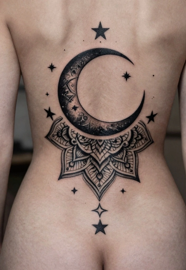 16 Unique Spine Tattoo Ideas for Women You Will Not See Everywhere 34 16 Unique Spine Tattoo Ideas for Women You Will Not See Everywhere 4. Mystical Symbols 0