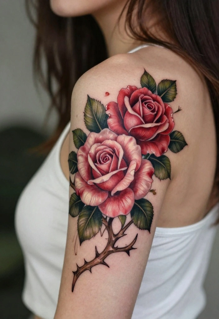 16 Upper Arm Half Sleeve Tattoo Ideas for Women Stylish Flow 1 16 Upper Arm Half Sleeve Tattoo Ideas for Women Stylish Flow 1. Elegant Rose Bouquet 0